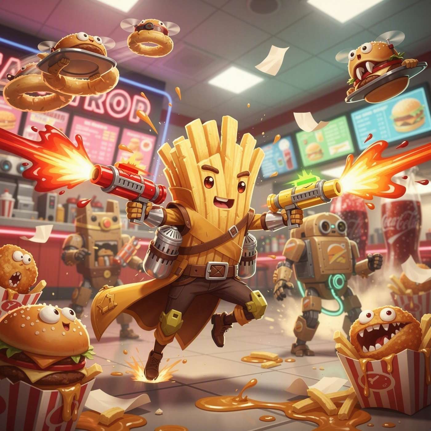 Fryal Blaster game artwork
