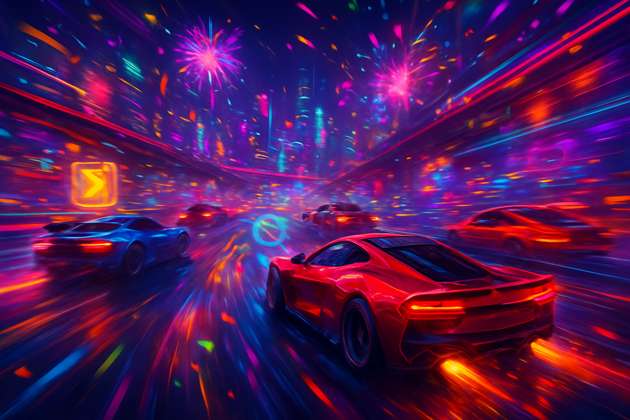 Neon Rivals: Urban Combat - Jabali AI Poster