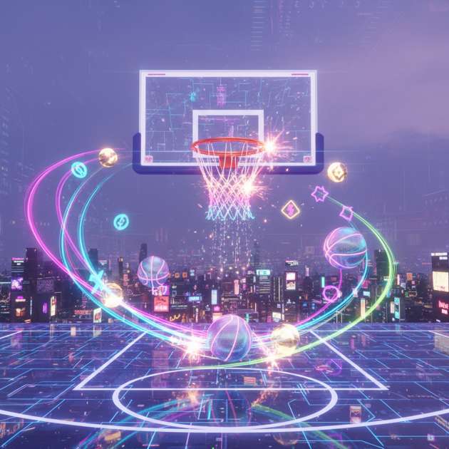 Neon Net Rush - Jabali AI Poster