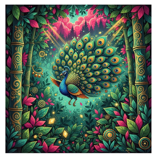 Emerald Spirits of Sundara - Jabali AI Poster