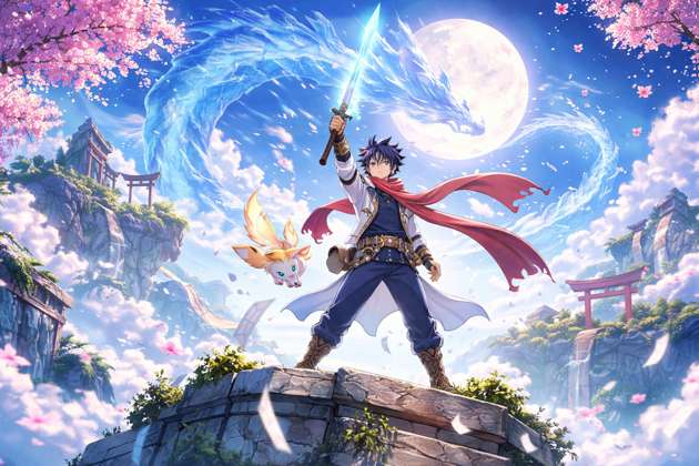 Anime Quest Saga - Jabali AI Poster