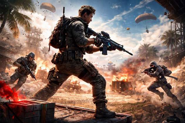 Free Fire Max Battleground Rush - Jabali AI Poster