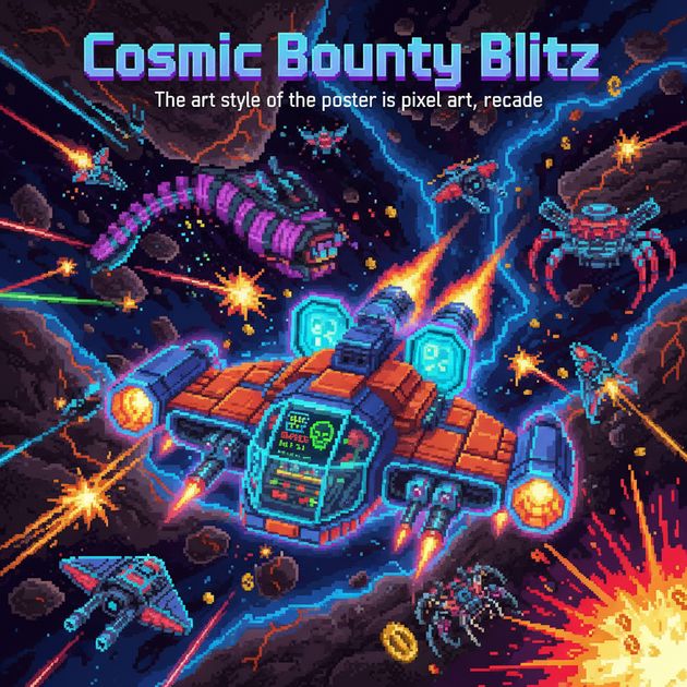 Cosmic Bounty Blitz - Jabali AI Poster