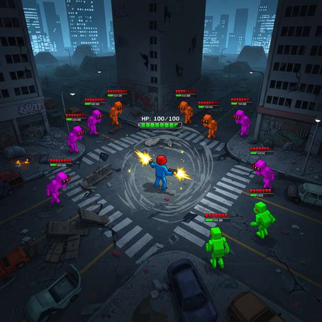 Urban Survival Rush - Jabali AI Poster