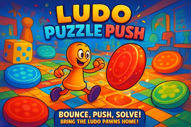 Ludo Puzzle Push - Jabali AI Poster