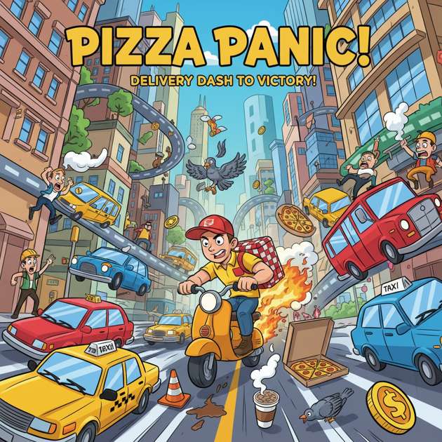 Pizza Rush City - Crossing Arcade by Jabali AI