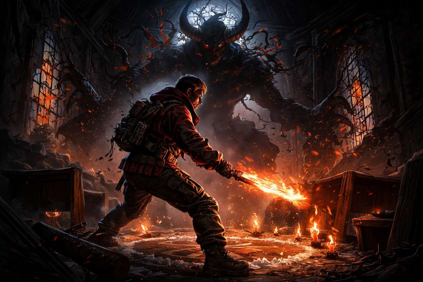 demon survival FIGHT FOR YOUR LIFE!!! game artwork