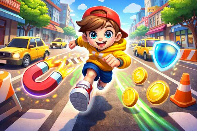 City Dash 3D - Jabali AI Poster