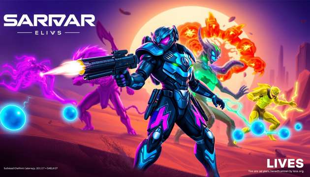 Neon Collapse - Jabali AI Poster