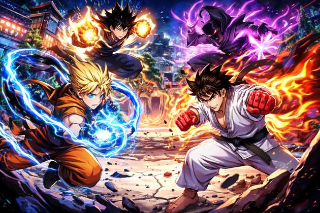 Anime Kombat Arena - Jabali AI Poster