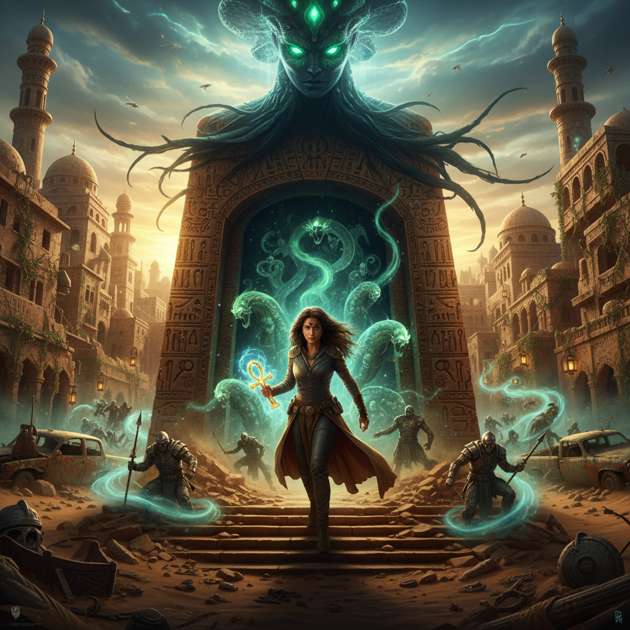Serpent Queen's Curse - Jabali AI Poster