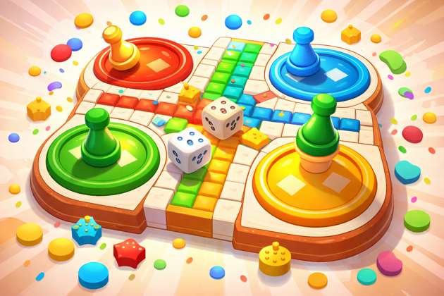 Ludo Lucky Race - Jabali AI Poster