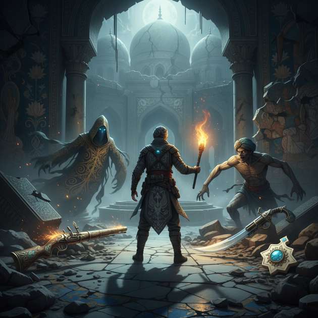 Shadows of Shiraz - Jabali AI Poster