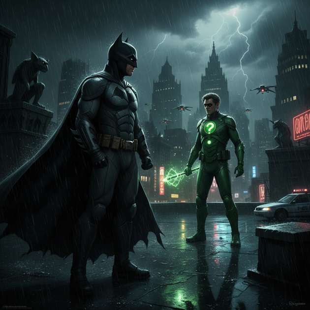 Vengeance in Gotham - Jabali AI Poster