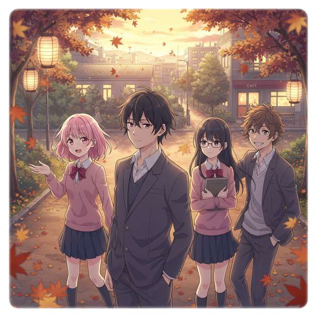 Lanterns at Dusk - Jabali AI Poster