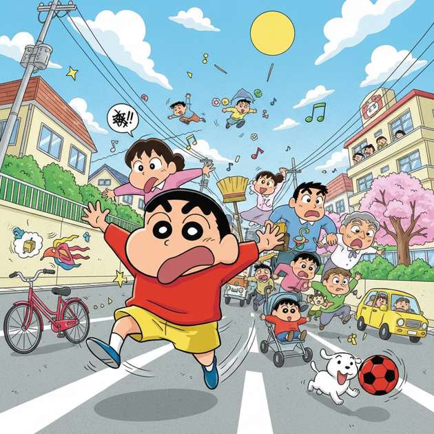 Shinchan: Neighborhood Shenanigans - Jabali AI Poster