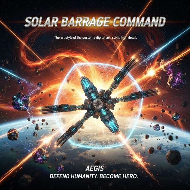 Solar Barrage Command - Jabali AI Poster