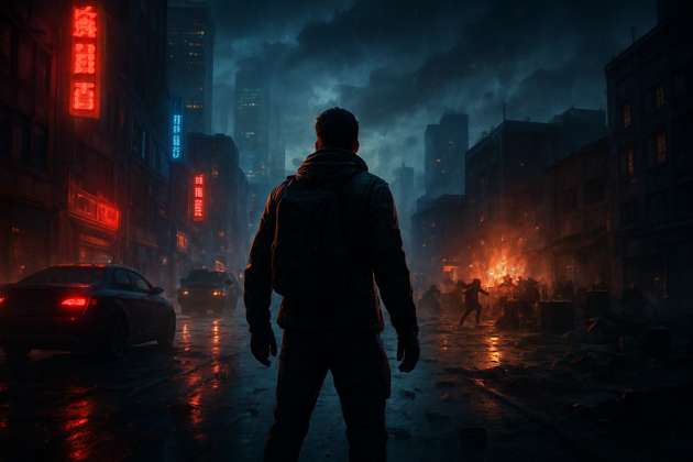 City Under Fire - Jabali AI Poster