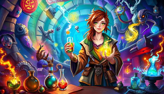Emberflask Labyrinth - Jabali AI Poster