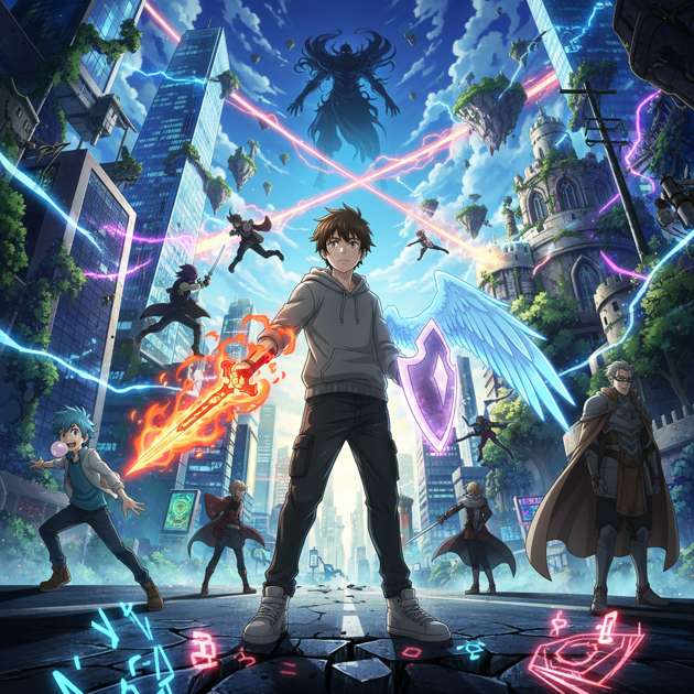 Anime Rift: Convergence - Jabali AI Poster