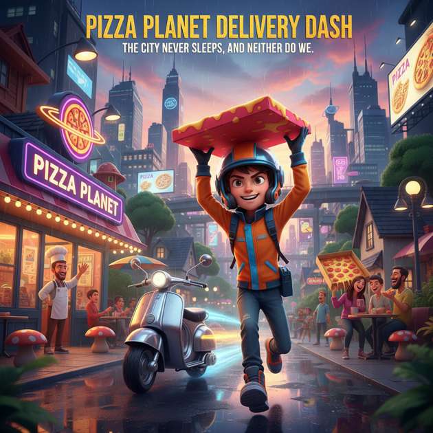 City Slice Sprint - Jabali AI Poster