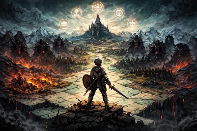 Ashbound: Rise Against the Demon King - Jabali AI Poster