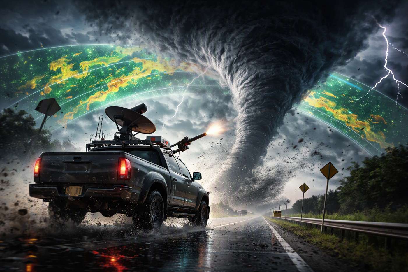 Radar Storm Chase game artwork