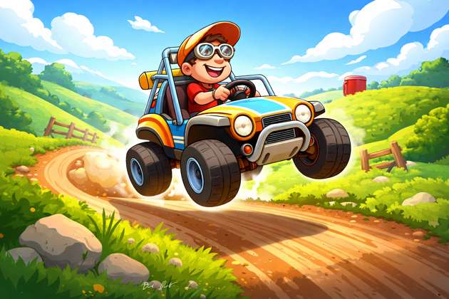 Smooth Drive Climb Dash - Jabali AI Poster