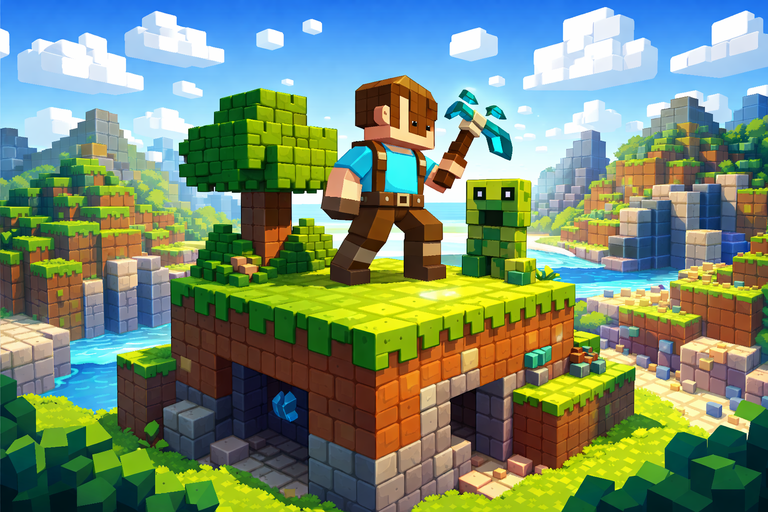 BlockCraft Ultimate edition - Instant game by Jabali AI