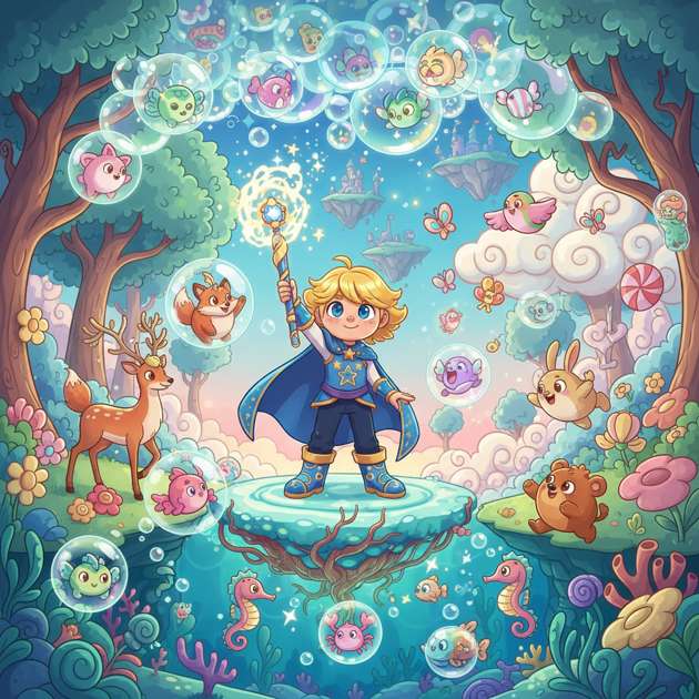 Bubble Sprite Quest - Jabali AI Poster
