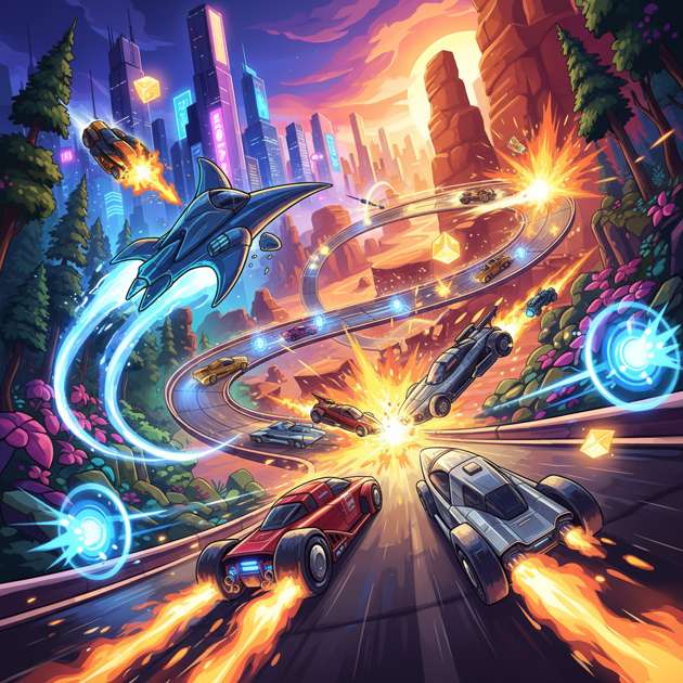Neon Apex Rivals - 3D Racing by Jabali AI