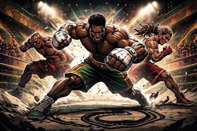 Black Mamba Brawl - Jabali AI Poster