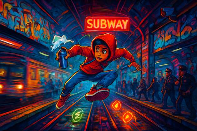 Subway Subfers - Jabali AI Poster