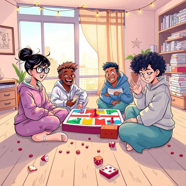 Dice, Drama & Pajamas - Jabali AI Poster