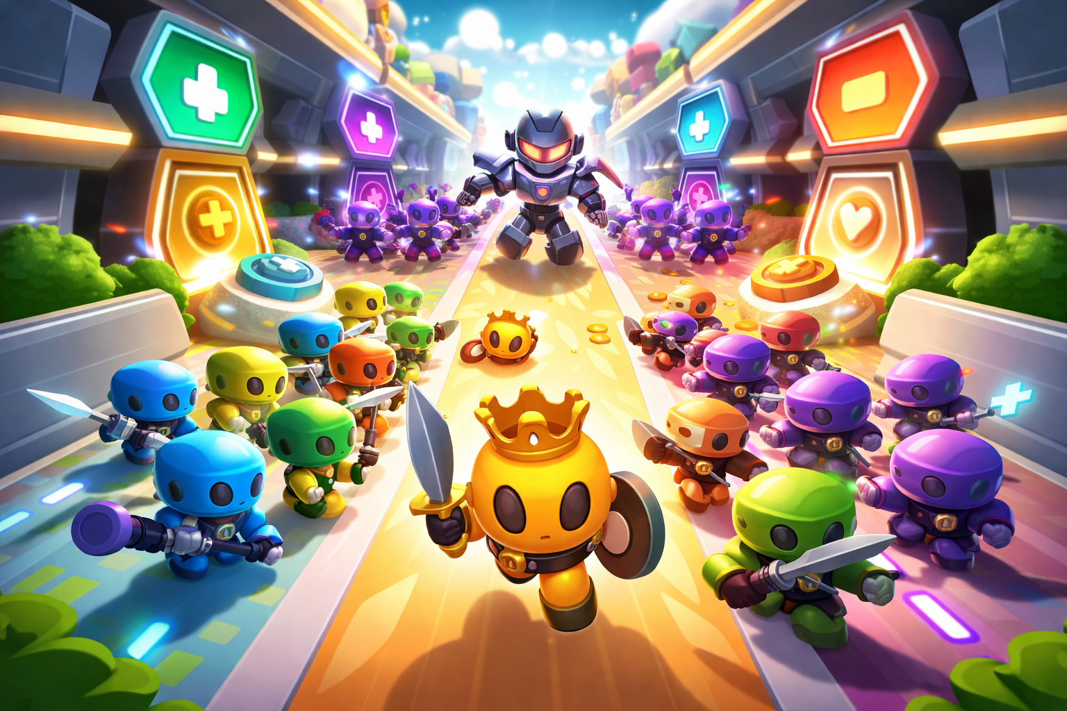 Minion Gate Clash - Instant game by Jabali AI