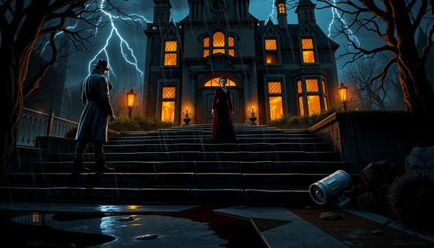 Murder at Blackwater Manor - Jabali AI Poster