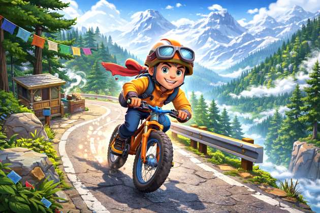 Manali Bike Ride Adventure - Jabali AI Poster