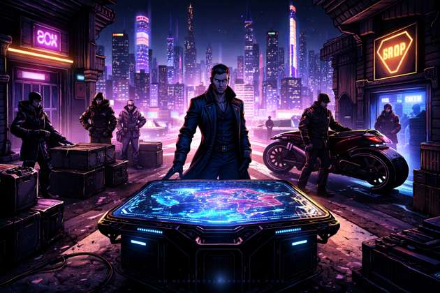 Neon Syndicate - Jabali AI Poster