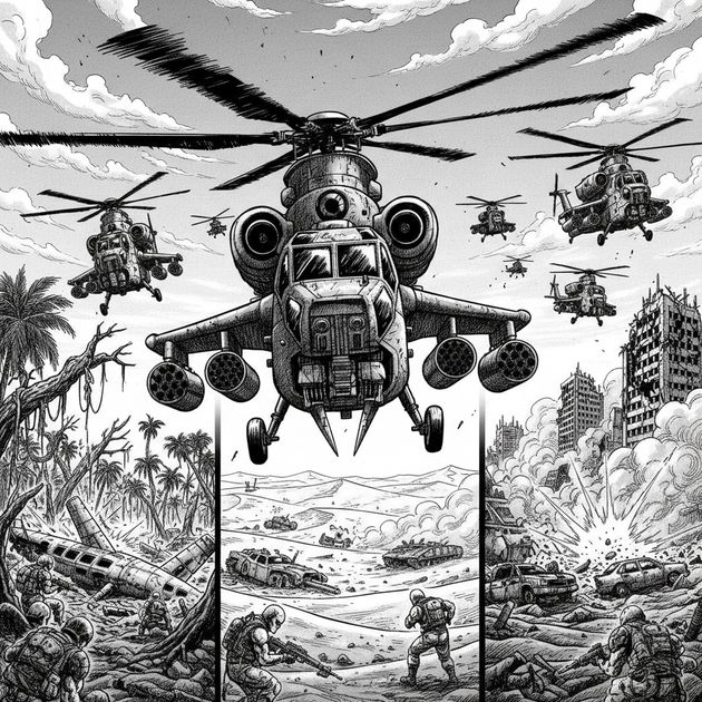 Black Rotor Strike - Jabali AI Poster