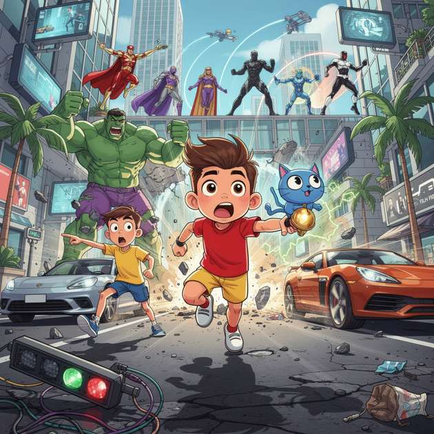 Hero City Chaos Legends - Jabali AI Poster