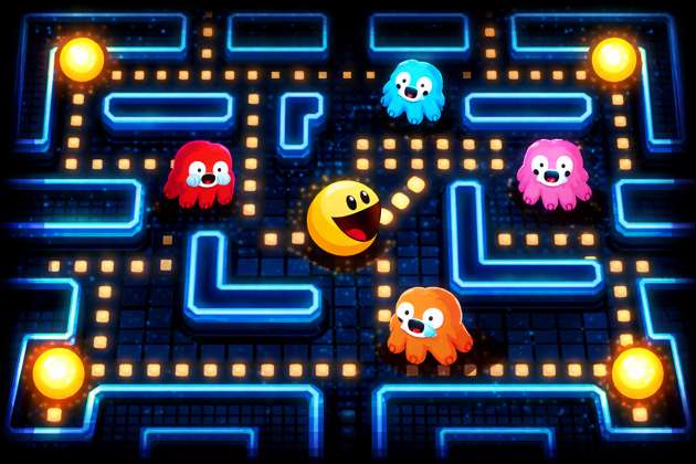 GlowChase Labyrinth Escape - Jabali AI Poster