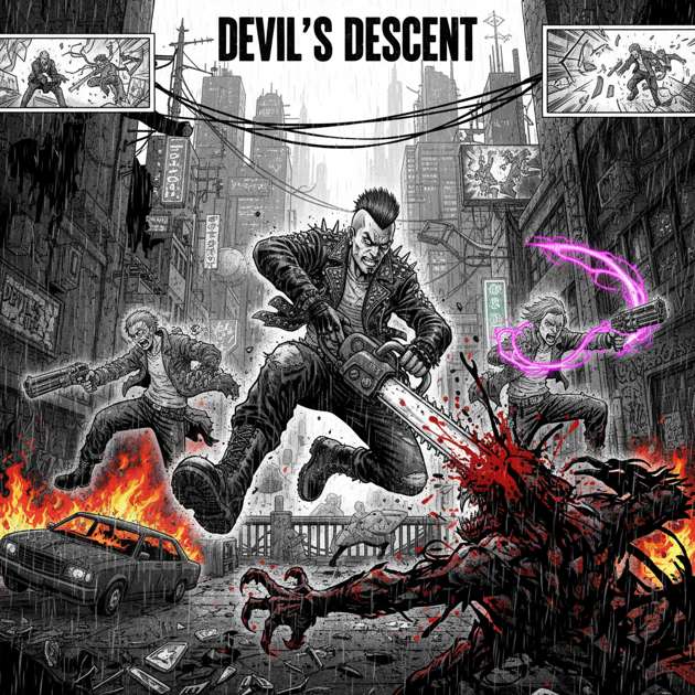 Devil City Carnage - Jabali AI Poster