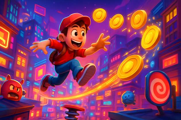 City Dash: Rooftop Rush - Jabali AI Poster