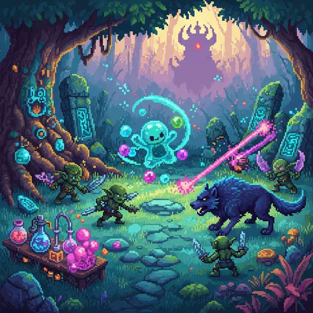 Slime Alchemist: Enchanted Synthesis - Jabali AI Poster