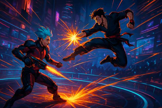Neon Arena Rivals - Directional Shooter by Jabali AI