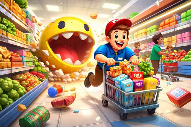 Supermarket Supply Rush 3D - Jabali AI Poster