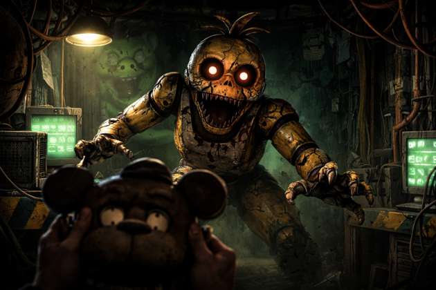 Five Nights at SpongeChica's - Jabali AI Poster