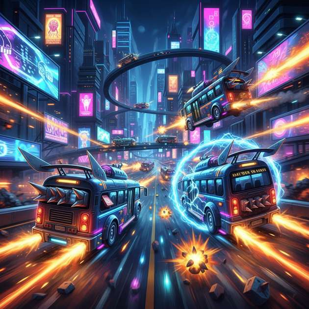 Turbo Bus Rampage - 3D Racing by Jabali AI