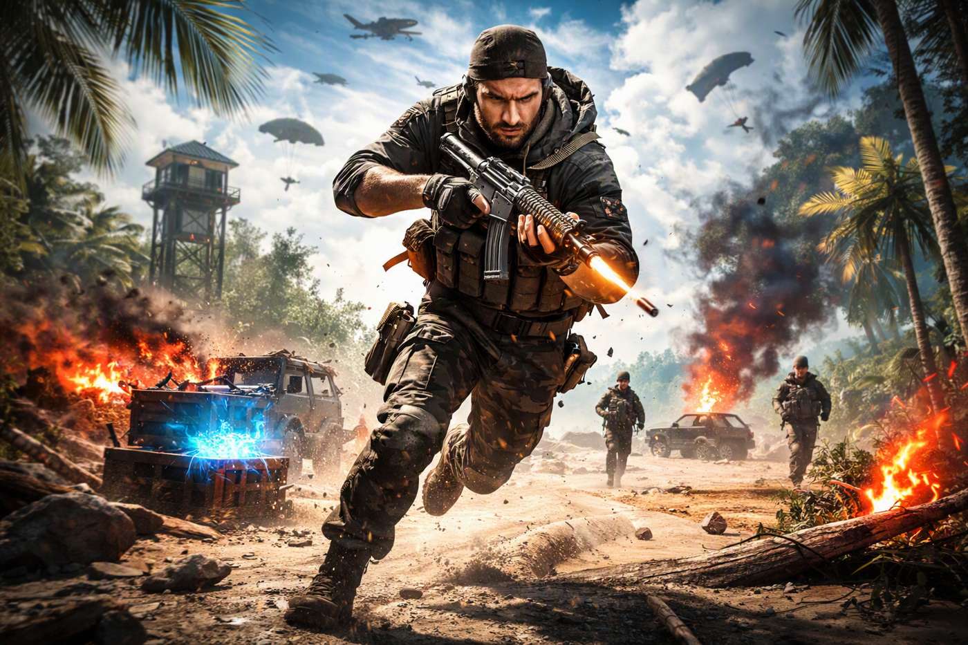 FireStrike Battlegrounds game artwork