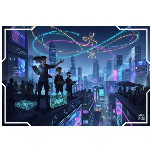 Sky Lines, Heart Signs - Jabali AI Poster